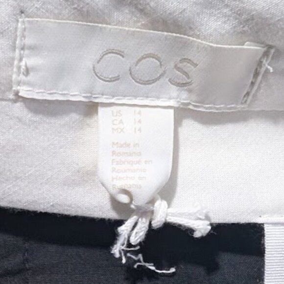 NEW COS | Tailored Wool Slim-Fit Trousers In Black - Picture 8 of 16